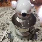 KitchenAid KSM90 300W Ultra Power Stand Mixer White K 45 Bowl 3 Attachments 