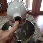 KitchenAid KSM90 300W Ultra Power Stand Mixer White K 45 Bowl 3 Attachments 