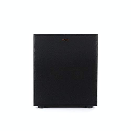 Klipsch Subwoofer R-100SW de 10", graves increíblemente profundos y un amplificador totalmente digital, 14 5" x 12 5" x 16 4"
