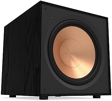 Klipsch Reference Front Firing Subwoofer with revamped Spun Copper thermoformed crystalline Polymer woofers