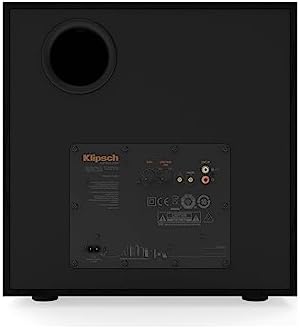 Klipsch Reference Front Firing Subwoofer with revamped Spun Copper thermoformed crystalline Polymer woofers