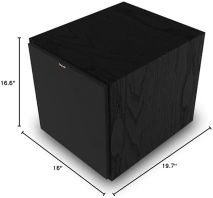 Klipsch Reference Front Firing Subwoofer with revamped Spun Copper thermoformed crystalline Polymer woofers