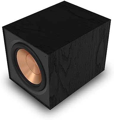 Klipsch Reference Front Firing Subwoofer with revamped Spun Copper thermoformed crystalline Polymer woofers