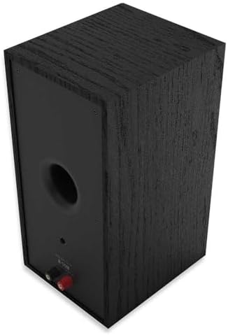 Klipsch Reference Next Generation R 50M Horn Loaded Bookshelf Speakers with 5 25  Spun Copper Woofers for Best in Class Home Theater Sound in Black