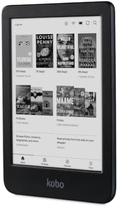 Kobo Clara BW   eReader   6  Glare Free Touchscreen with ComfortLight PRO   Dark Mode Option   Audiobooks   Waterproof   16GB of Storage   Black