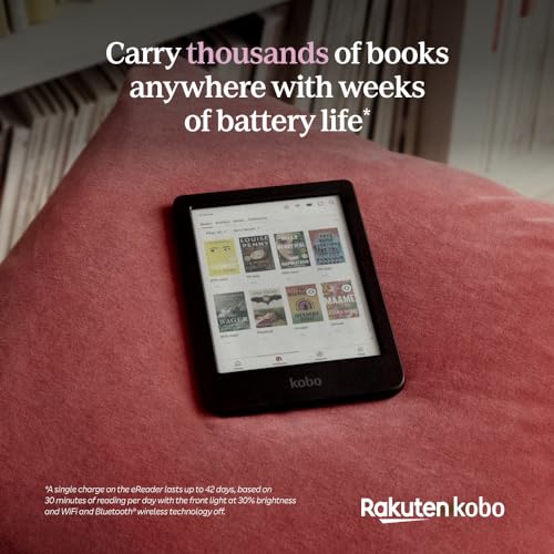 Kobo Clara Colour   Colour eReader   6  Glare Free Colour E Ink Kaleido  3 Display   Dark Mode Option   Waterproof   Audiobooks   16GB of Storage   Black