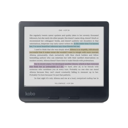 Kobo Libra Colour Black eReader with Case Bundle