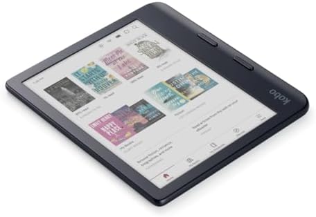 Kobo Libra Colour   eReader   7  Glare Free Colour E Ink Kaleido  3 Display   Dark Mode Option   Audiobooks   Waterproof   Black