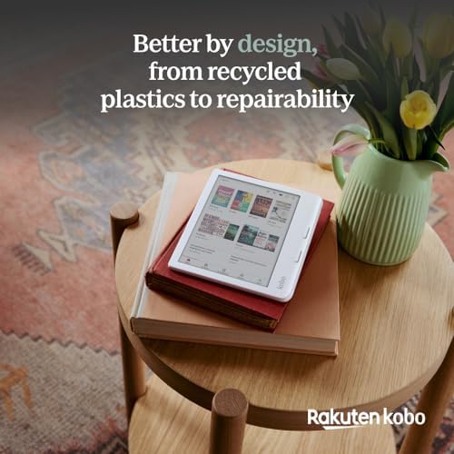 Kobo Libra Colour   eReader   7  Glare Free Colour E Ink Kaleido  3 Display   Dark Mode Option   Audiobooks   Waterproof   Black