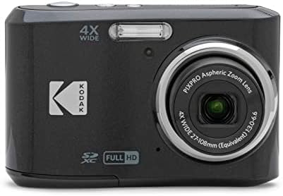 Kodak PIXPRO Friendly Zoom FZ45 BK 16MP Digital Camera with 4X Optical Zoom 27mm Wide Angle and 2 7 LCD Screen  Black 