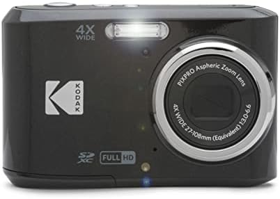 Kodak PIXPRO Friendly Zoom FZ45 BK 16MP Digital Camera with 4X Optical Zoom 27mm Wide Angle and 2 7 LCD Screen  Black 