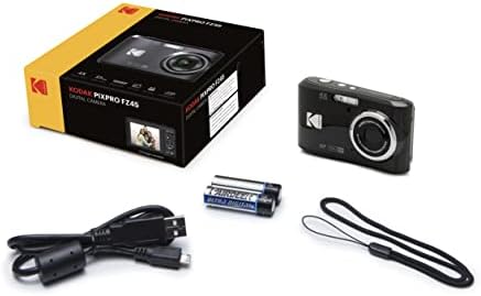 Kodak PIXPRO Friendly Zoom FZ45 BK 16MP Digital Camera with 4X Optical Zoom 27mm Wide Angle and 2 7 LCD Screen  Black 