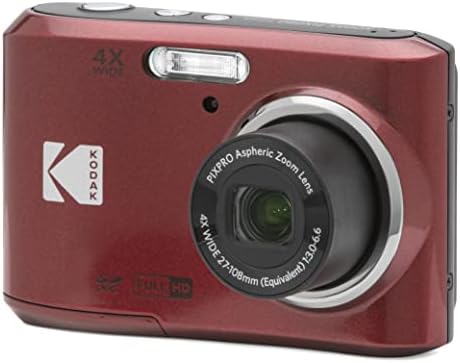Kodak PIXPRO Friendly Zoom FZ45 BK 16MP Digital Camera with 4X Optical Zoom 27mm Wide Angle and 2 7 LCD Screen  Black 