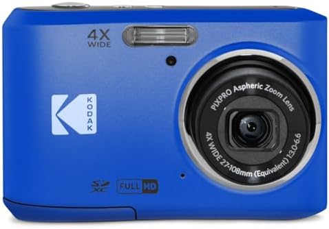 Kodak PIXPRO Friendly Zoom FZ45 BK 16MP Digital Camera with 4X Optical Zoom 27mm Wide Angle and 2 7 LCD Screen  Black 