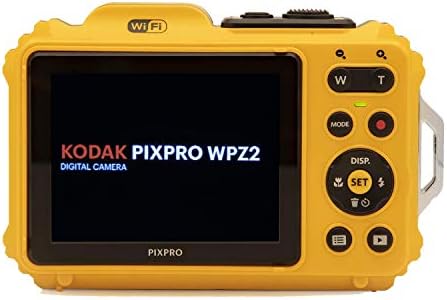 Kodak PIXPRO WPZ2 Rugged Waterproof 16MP Digital Camera with 4X Optical Zoom with Koah Nostrand Gadget Bag with Accessory Kit  32GB UHS I microSDHC  and Floating Strap Bundle  4 Items 