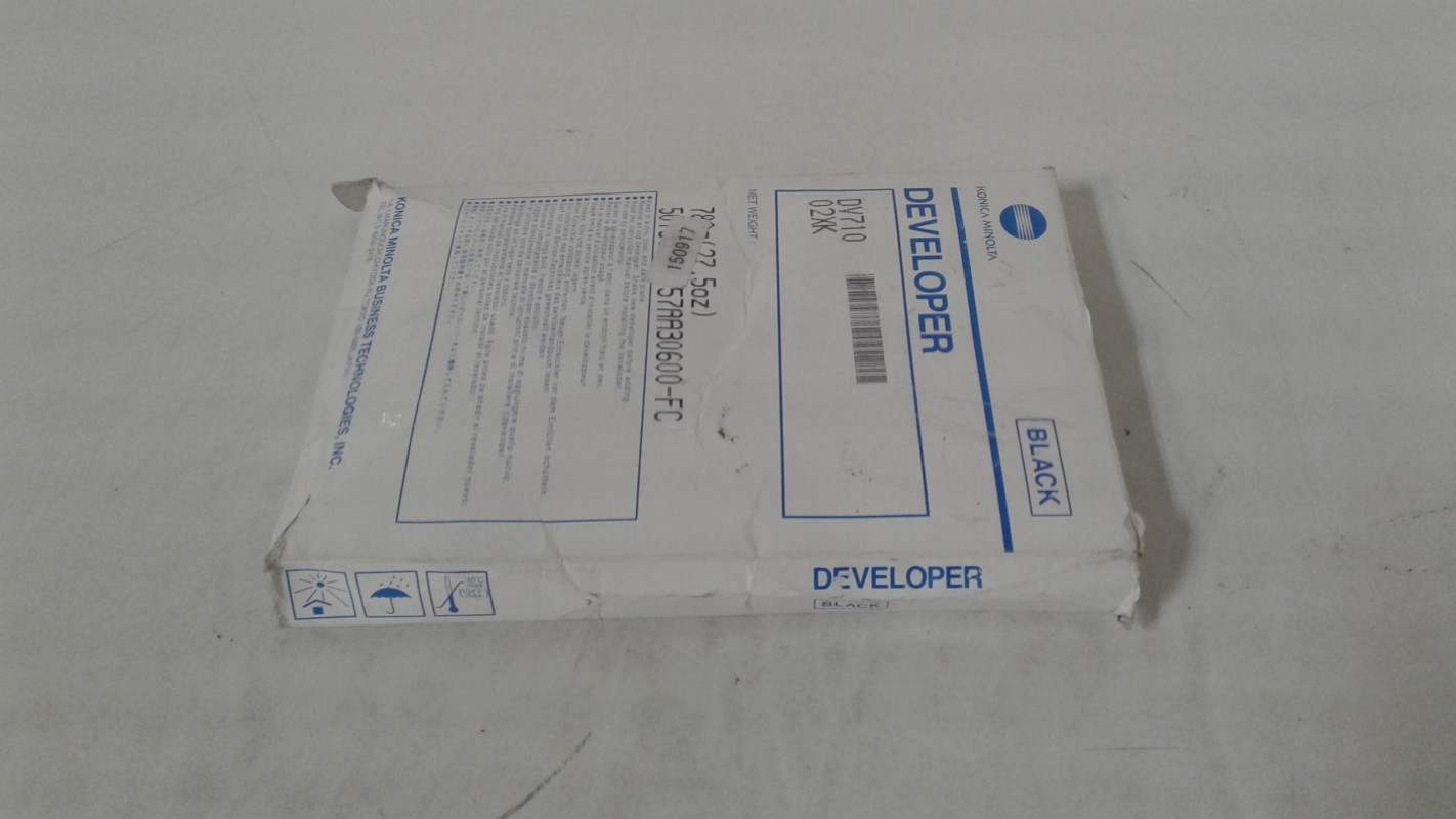 Konica Developer Minolta DV 710  Black DV710 for Konica Minolta Bizhub 600