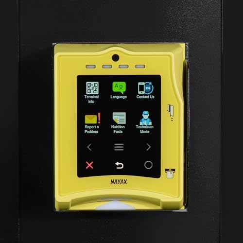 KoolMore Refrigerated Snack Vending Machine with 60 Slots  Bill Acceptor and Credit Card Reader in Black  KM VMR 40 BR 