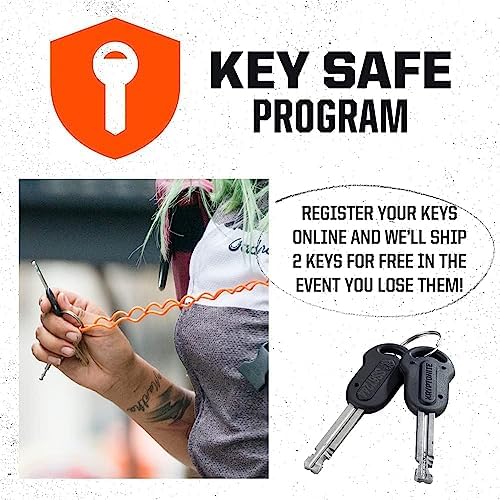 Kryptonite New York Disc Lock  14mm Heavy Duty Yellow/Black Bike Bicycle Lock  Sold Secure Gold  High Security Anti Theft Protection for Bicycle  E Bike  Motorcycles  Scooters  and More