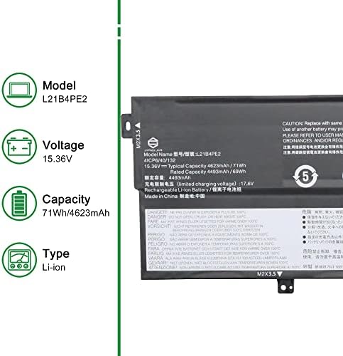 L20L3PF0 SB11B36276 5B11B36283 Laptop Battery Replacement for Lenovo IdeaPad 3 14ALC6 3 15ALC6 3 15ITL6 Series L20M3PF0 SB11B36274 5B11B36279 L20C3PF0 SB11B36277 5B11B36275 11 1V 45Wh