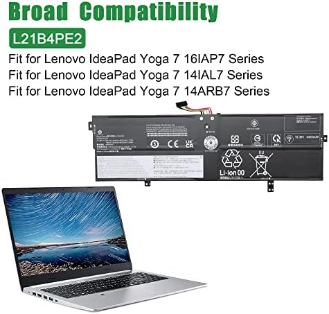 L20L3PF0 SB11B36276 5B11B36283 Laptop Battery Replacement for Lenovo IdeaPad 3 14ALC6 3 15ALC6 3 15ITL6 Series L20M3PF0 SB11B36274 5B11B36279 L20C3PF0 SB11B36277 5B11B36275 11 1V 45Wh