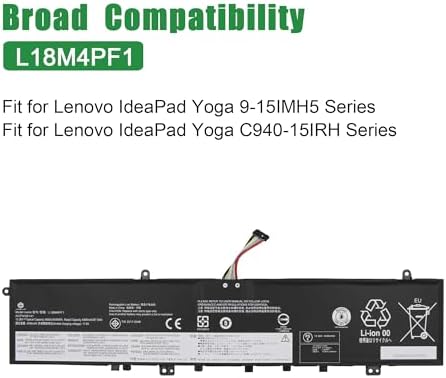 L20L3PF0 SB11B36276 5B11B36283 Laptop Battery Replacement for Lenovo IdeaPad 3 14ALC6 3 15ALC6 3 15ITL6 Series L20M3PF0 SB11B36274 5B11B36279 L20C3PF0 SB11B36277 5B11B36275 11 1V 45Wh