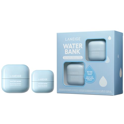 LANEIGE Water Bank Blue Hyaluronic Cream Moisturizer  Hydrating Korean Face Cream with Squalane & Ceramide for Skin Barrier Support  Dermatologist Tested