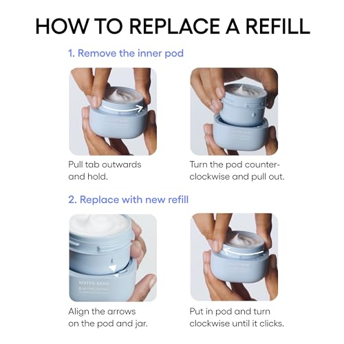 LANEIGE Water Bank Blue Hyaluronic Cream Moisturizer  Hydrating Korean Face Cream with Squalane & Ceramide for Skin Barrier Support  Dermatologist Tested