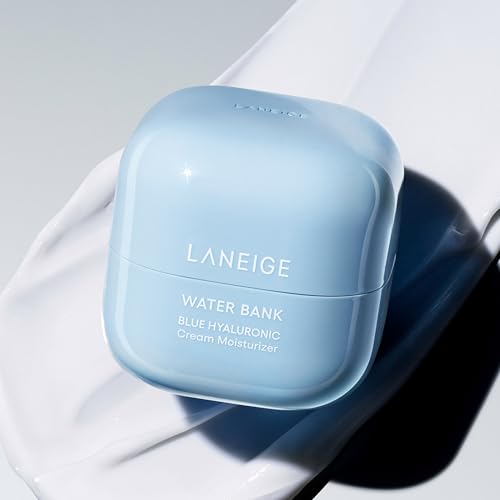 LANEIGE Water Bank Blue Hyaluronic Cream Moisturizer  Hydrating Korean Face Cream with Squalane & Ceramide for Skin Barrier Support  Dermatologist Tested