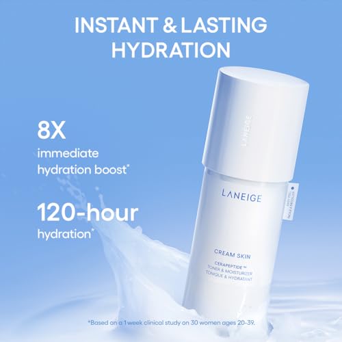 LANEIGE Water Bank Blue Hyaluronic Cream Moisturizer  Hydrating Korean Face Cream with Squalane & Ceramide for Skin Barrier Support  Dermatologist Tested