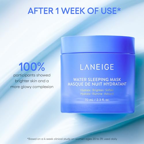 LANEIGE Water Bank Blue Hyaluronic Cream Moisturizer  Hydrating Korean Face Cream with Squalane & Ceramide for Skin Barrier Support  Dermatologist Tested