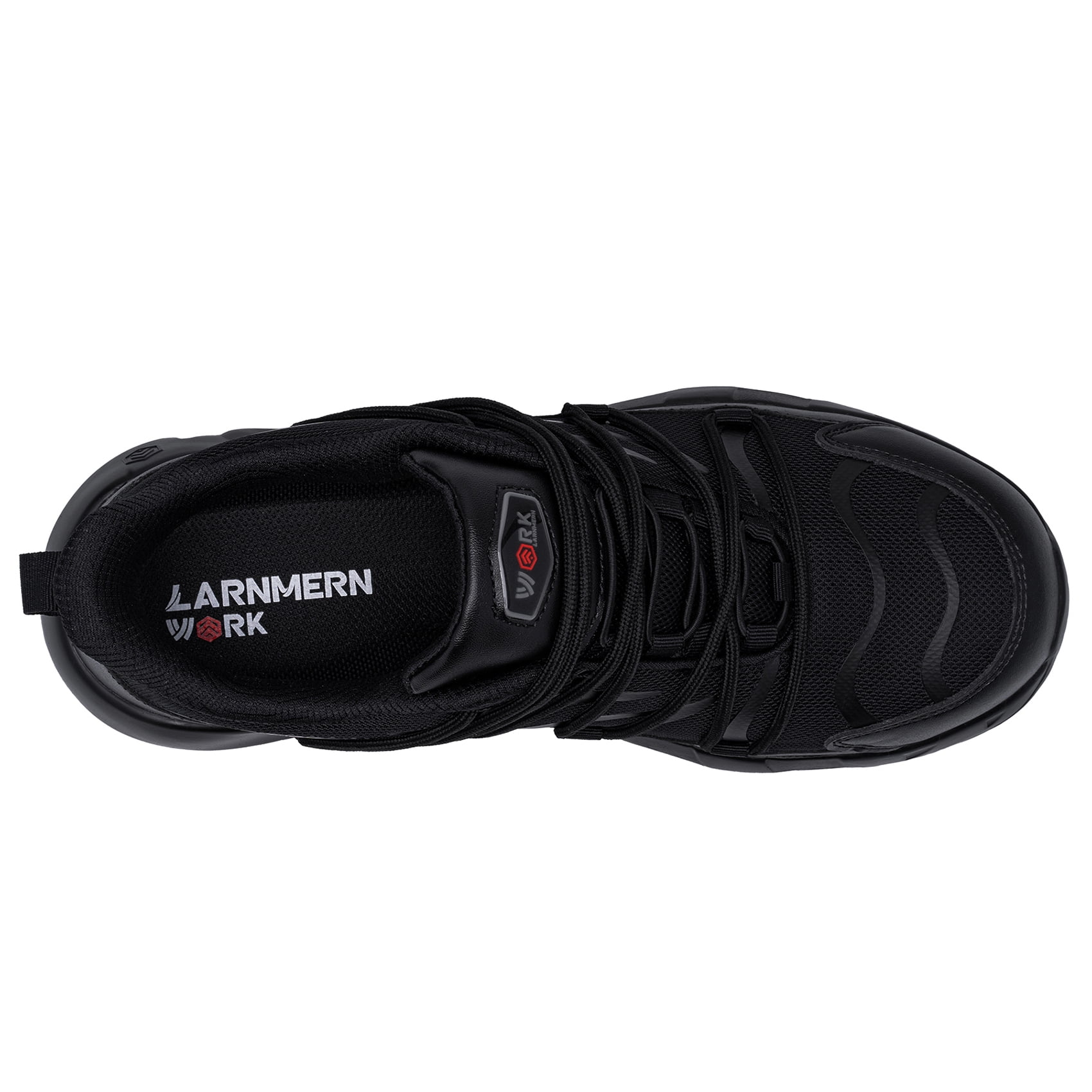 LARNMERN Steel Toe Shoes for Men Durable Safety Shoes Stable support Work Shoes All Day Comfort L327
