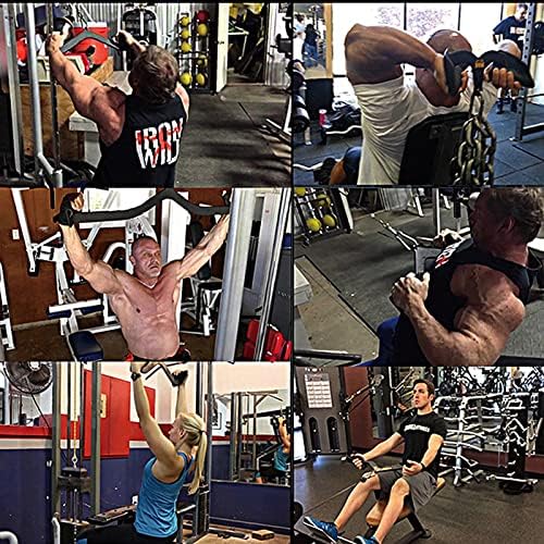 LAT Pull Down Bar for Cable Machine  LAT Pulldown Attachments T bar V bar Cable Attachment for Gym  Back Tricep Strength Training Handle