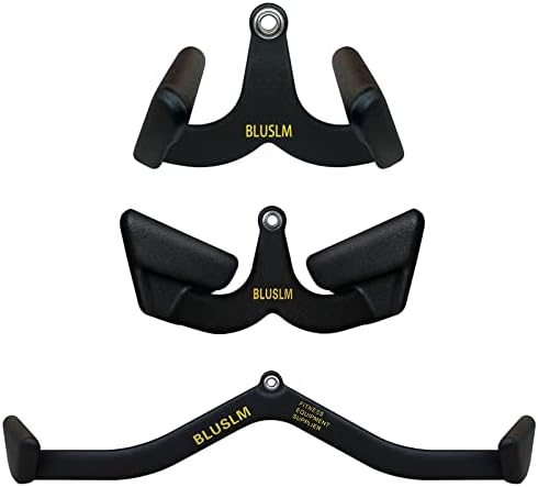 LAT Pull Down Bar for Cable Machine  LAT Pulldown Attachments T bar V bar Cable Attachment for Gym  Back Tricep Strength Training Handle