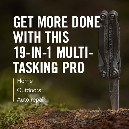 LEATHERMAN  Charge Plus TTI  19 in 1 Premium  Versatile Multi tool for Home  Outdoors  Auto Repairs  Everyday Carry  EDC   Stainless Steel