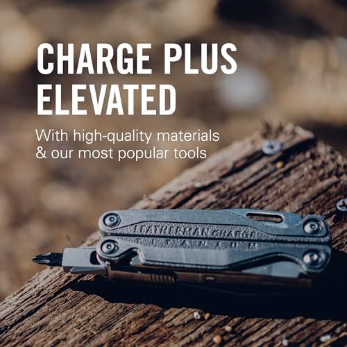 LEATHERMAN  Charge Plus TTI  19 in 1 Premium  Versatile Multi tool for Home  Outdoors  Auto Repairs  Everyday Carry  EDC   Stainless Steel