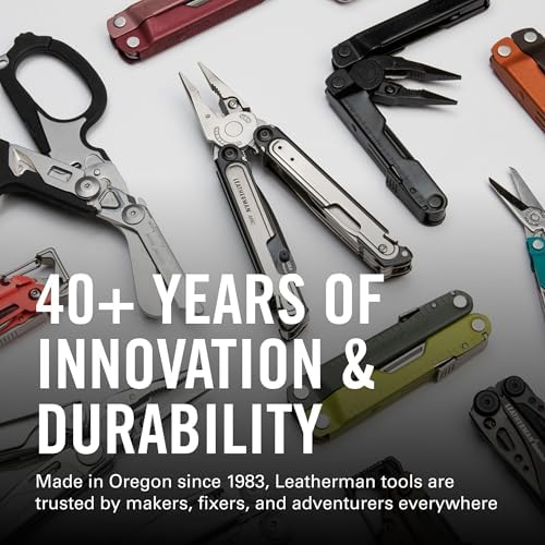 LEATHERMAN  Wave   18 in 1 Full Size  Versatile Multi tool for DIY  Home  Garden  Outdoors or Everyday Carry  EDC   Stainless Steel