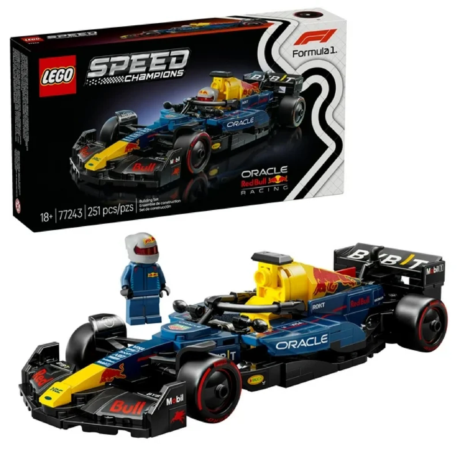 LEGO 6526996 Speed Champions Oracle Red Bull Racing RB20 F1 Race Car Model Kit  