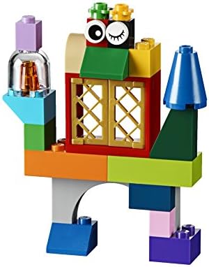 LEGO Classic Large Creative Brick Box 10698 Building Toy Set  Toy Storage Solution for Home or Classrooms  Interactive Building Toy for Kids  Boys  and Girls