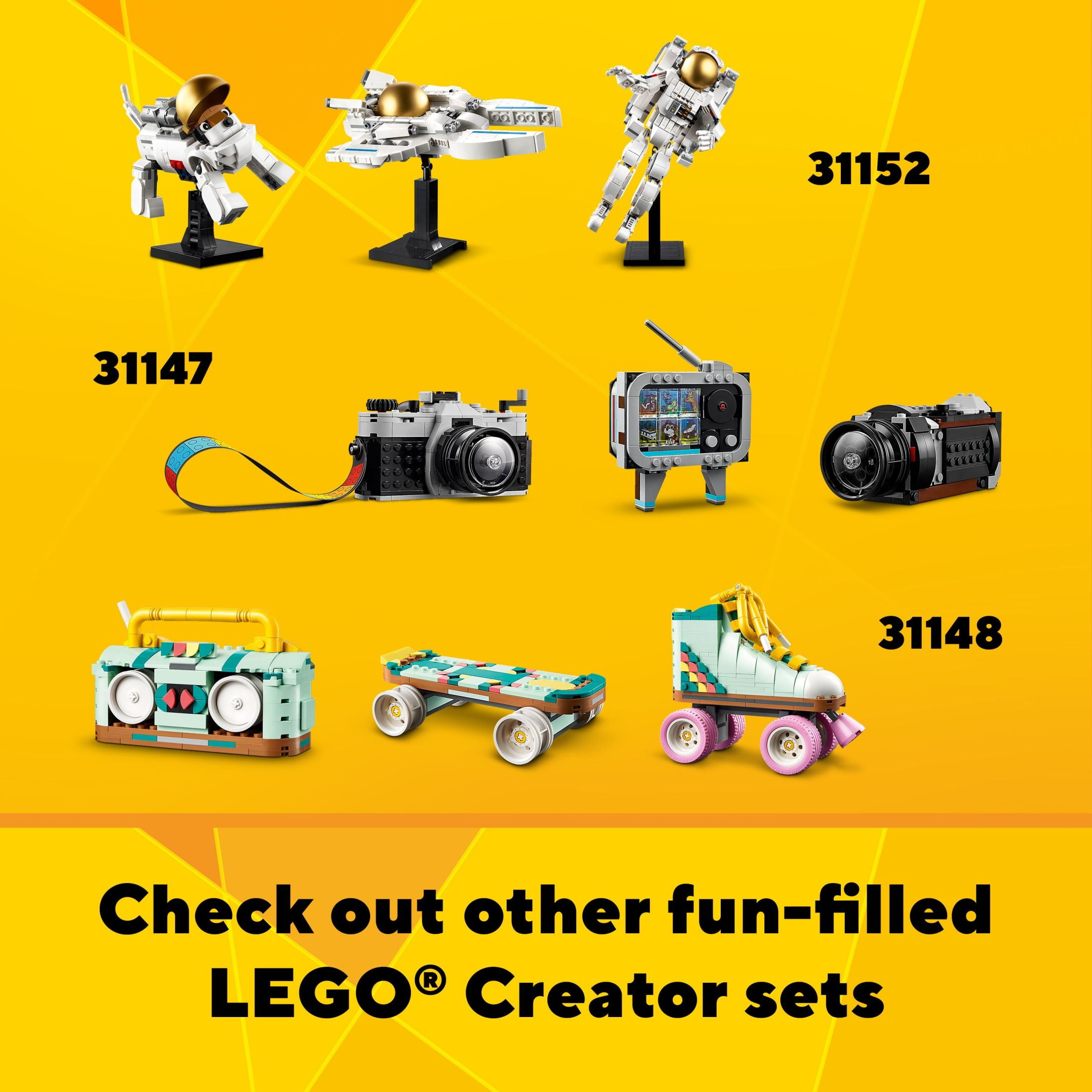 LEGO Creator 3 in 1 Flowers in Watering Can Building Toy Set   Fun  Creative Activity for Kids  Girls and Boys  Ages 8    Building Options for Rain Boots or Birds   Cute Birthday Gift Idea   31149