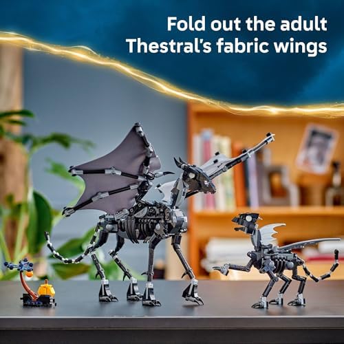 LEGO Harry Potter Thestral Family Building Toy   Pretend Play for Kids  Boys and Girls  Ages 10    Collectible Harry Potter Poseable Action Figures   Gift Idea for Christmas   76458