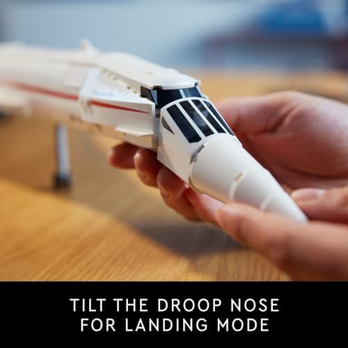 LEGO Icons Concorde Model Aircraft  Gift for Adults  Build a Replica Model of The World s Most Famous Supersonic Commercial Passenger Plane with Authentic Details and Functional Pieces  10318