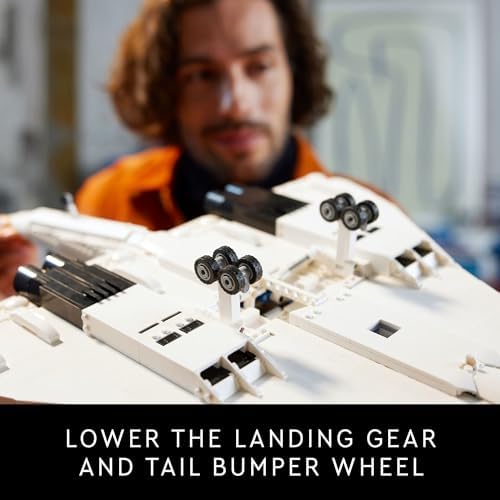 LEGO Icons Concorde Model Aircraft  Gift for Adults  Build a Replica Model of The World s Most Famous Supersonic Commercial Passenger Plane with Authentic Details and Functional Pieces  10318