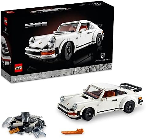 LEGO Icons Porsche 911 10295 Building Set  Collectible Turbo Targa  2in1 Porsche Race Car Model Kit for Adults and Teens to Build  Gift Idea