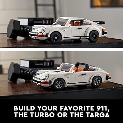 LEGO Icons Porsche 911 10295 Building Set  Collectible Turbo Targa  2in1 Porsche Race Car Model Kit for Adults and Teens to Build  Gift Idea