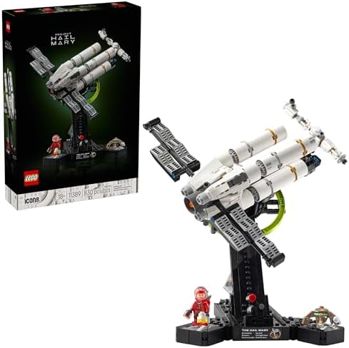 LEGO Icons Project Hail Mary Collectible Building Set for Adults   Room or Office Decor for Men & Women   Gifts for Fans of The Book   11389