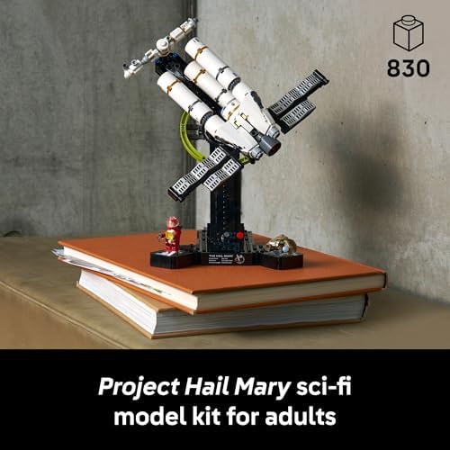 LEGO Icons Project Hail Mary Collectible Building Set for Adults   Room or Office Decor for Men & Women   Gifts for Fans of The Book   11389