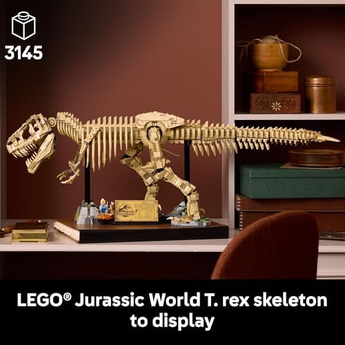 LEGO Jurassic World Dinosaur Fossils  Tyrannosaurus Rex   Building Set for Adults  Ages 18    Gift for Christmas   Collectible Home Decor for Bedroom  Office  or Any Room   76968