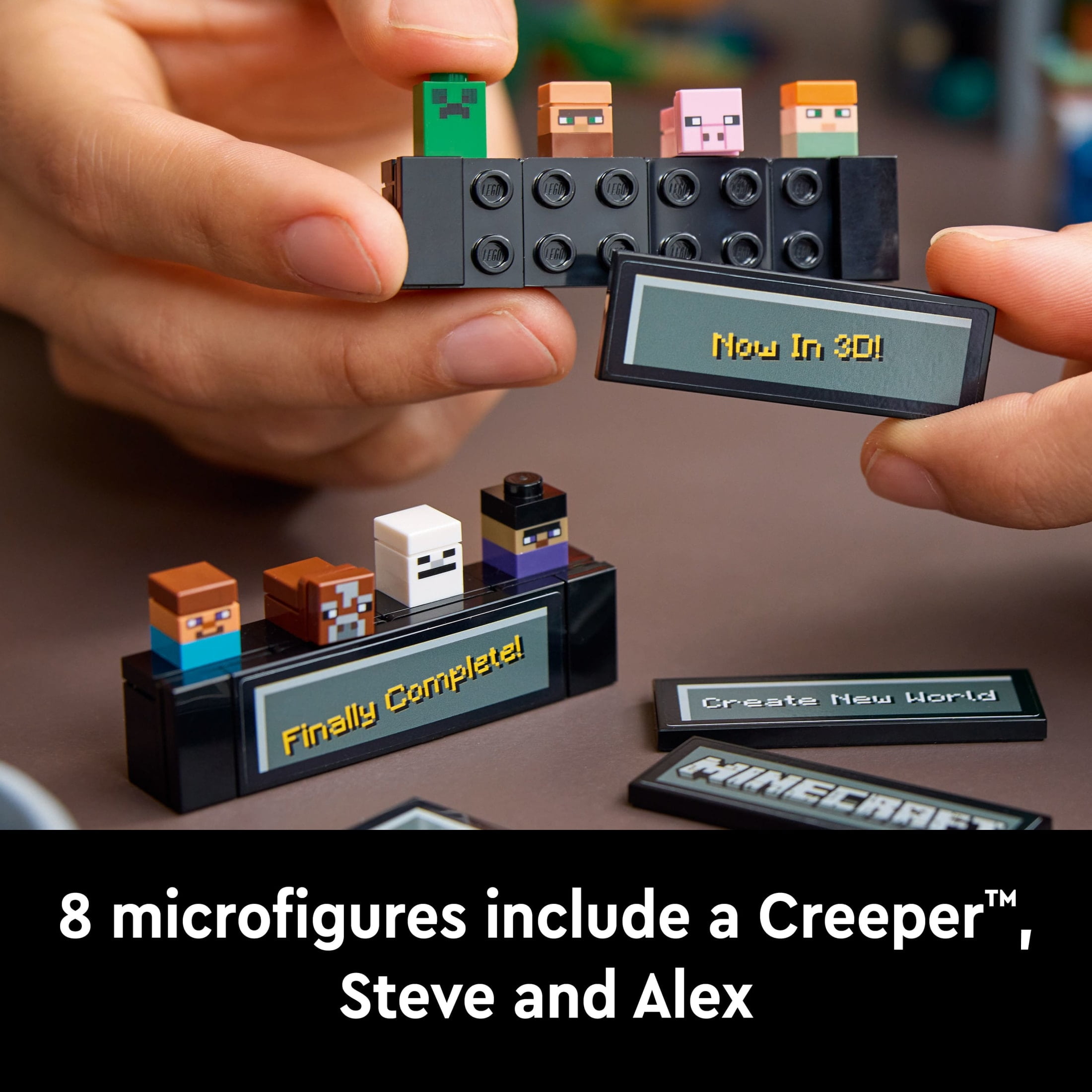 LEGO Minecraft The Crafting Table Set de Construcción para Adultos   Regalo de Navidad   Set de Exhibición Coleccionable para Fanáticos de Minecraft y Videojuegos   21265