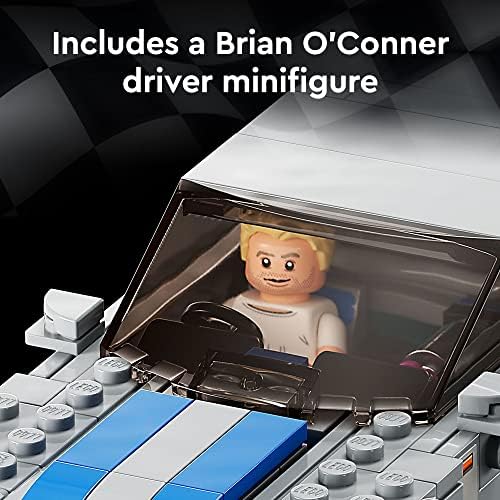 LEGO Speed Champions 2 Fast 2 Furious Nissan Skyline GT R  R34   Race Car Toy Model Building Kit  Collectible with Racer Minifigure  2023 Set for Kids  Boys and Girls Ages 9 and Up 76917