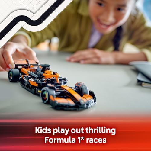 LEGO Speed Champions McLaren F1 Team MCL38 Race Car Toy   Building Set for Kids  Boys & Girls  Ages 10    Toy Car for F1 Fans   Gift Idea for Birthday   77251